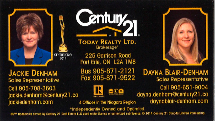 Century 21 - Today Realty Ltd Brokerage - Jackie Denham & Dayna Blair-Denham